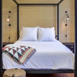 RH Restoration Hardware Queen Duvet & Euro Shams